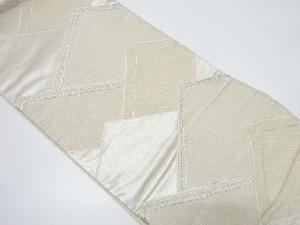 アンティーク　幾何学模様織り出し袋帯（材料）